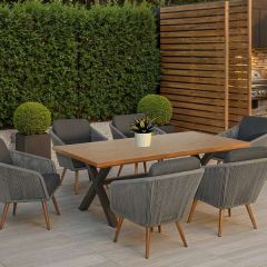 Hartman Etna 6 Seat Rectangular Dining Set