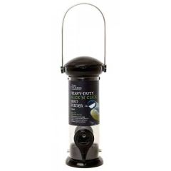 Tom Chambers Heavy-Duty Flick 'N' Click Seed Feeder - 2 Port