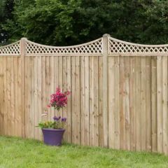 Zest Outdoor Living Hillside Concave Trellis Top 1.83m x 0.280/0.140m