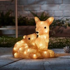 Smart Garden Acrylic InLit Ice Doe & Fawn