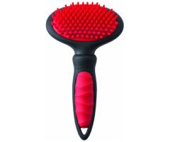 Interpet - Dog Massage Slicker - For Short/Medium Coats