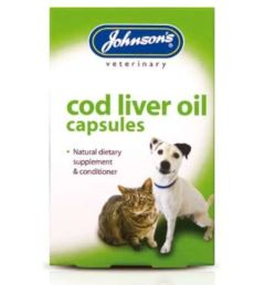 Johnsons Veterinary Products Cod Liver Oil Capsules - 170 Capsules