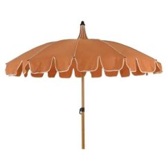 Kaemingk Scalloped Parasol 1.95m Orange