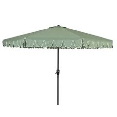 Kaemingk Scalloped Parasol 2.7m Green