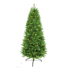Puleo 7.5ft Kensington Fir Slim Pre-lit with 400 LED