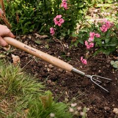 Kent & Stowe Stainless Steel Border 3 Prong Cultivator