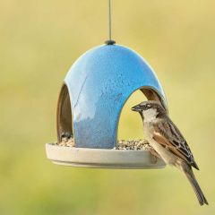 National Trust Vierno Tavern Bird Seed Feeder (Blue)