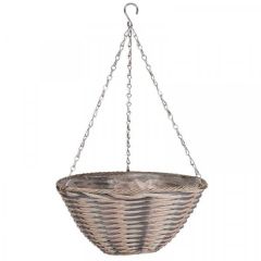 14" Oceana Faux Rattan Basket - Smart Garden