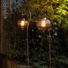 Osman Solar Flaming Lantern 2 Pack - Smart Solar  