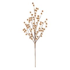 Festive Berry Spray 56cm Gold 