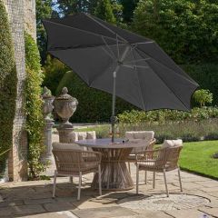 Pacific Lifestyle Riva Round Parasol 3.0m Anthracite