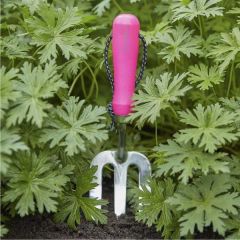 Burgon & Ball Fluores Hand Fork - Pink