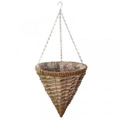 14” Raffina Faux Rattan Cone - Smart Garden