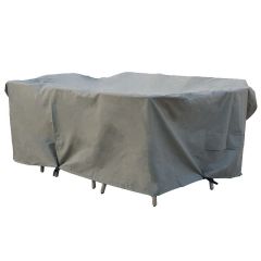 Bramblecrest Bramblecrest Cover 180x105cm Rectangle Firepit Table Set Cover - Khaki
