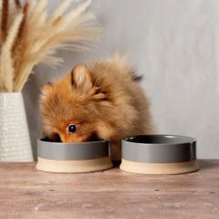 Scruffs Scandi Non Tip Bowl - 14cm Grey