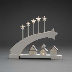 Konstmide Wood Silhouette Shooting Star