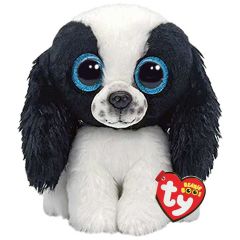 TY Sissy Dog Black and White Beanie Boo Regular