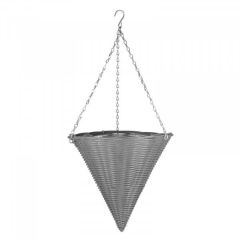 14'' Slate Faux Rattan Cone - Smart Garden