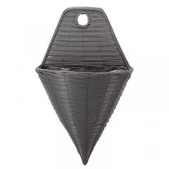 14" Slate Faux Rattan Wall Torch - Smart Garden