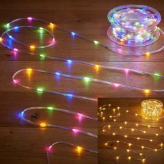 Smart Garden TwoTone Rechargeable String Lights - 200 LEDs - Warm/Multi