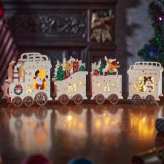 Smart Garden Wooden Scenery InLit Santa's Express