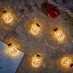 Smart Garden String Lights 20 Snowman 