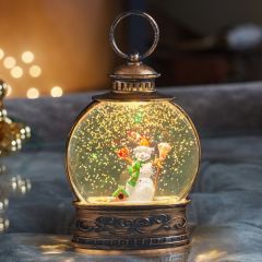 Smart Garden Decor Water Lantern Snowman