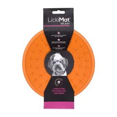 LickiMat Splash 19cm Orange