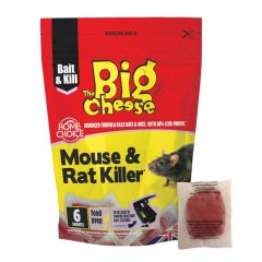 The Big Cheese Mouse & Rat Killer² Pasta Sachets - 6 Pack