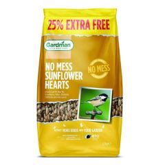 Gardman Sunflower Hearts 2kg + 25% Extra Free