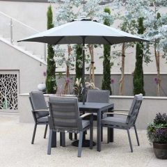 Supremo Modena 4 Seat 90cm Square Dining Set