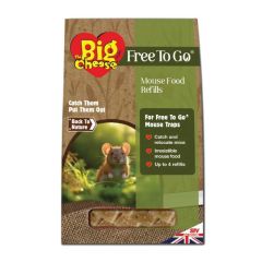 The Big Cheese Free to Go Mouse Food Refills - 10g x 15