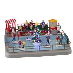 Lemax Outdoor Skating Rink, With 4.5V Adaptor