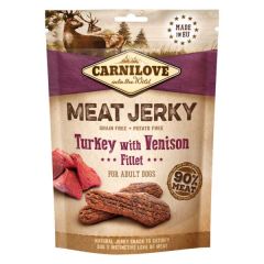 Carnilove Jerky Turkey With Venison Fillet 100G