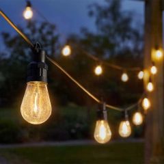 Smart Garden Vintage Festoon LV String Lights, Warm White - Set of 20