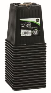 Worth Gardening 18 Pk 9cm Veg Tray Pots