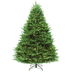 Puleo Pre-Lit Washington Valley Artificial Christmas Tree with 500 Warm White LED 7ft
