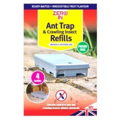Zero In Ant Trap & Crawling Insect Refills - 4 Pack