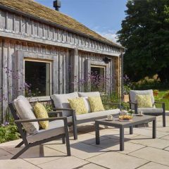 Bramblecrest Zurich 2 Seat Sofa Set W Coffee Table & 2 Sofa Chairs