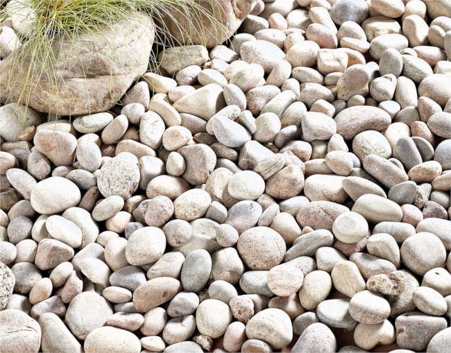 Bag of large pebbles outlet