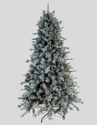 frosted christmas tree