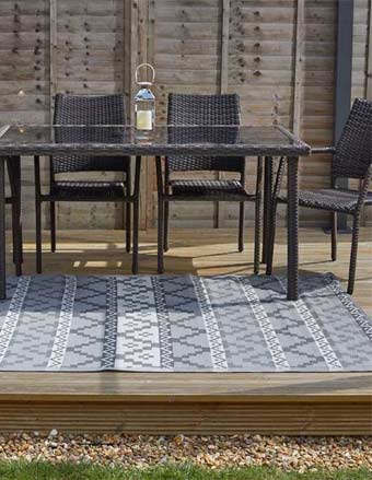 rug under furniture