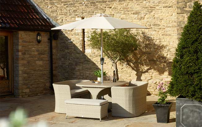 Tetbury table set close up
