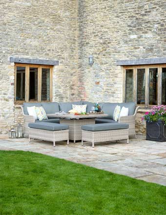 Corner dining set