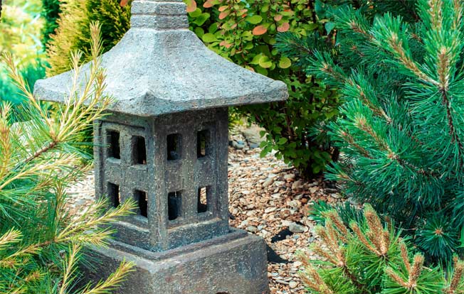 stone garden ornament