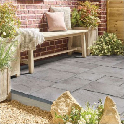 Kelkay Abbey Paving 450 X 4500mm Graphite