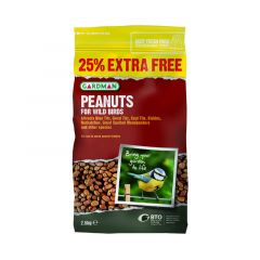 Gardman Peanuts 25% Extra Free 2.5kg