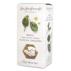 The Fine Cheese Company Basil & Olive Oil Crackers 125g