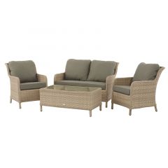 Blenheim 2 Seat Sofa W 2 Armchairs & Coffee Table