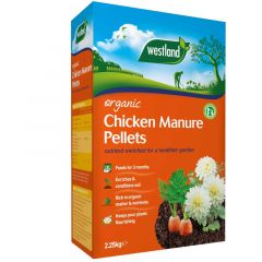 Westland Organic Chicken Manure 2.25kg + 25%  Extra Free